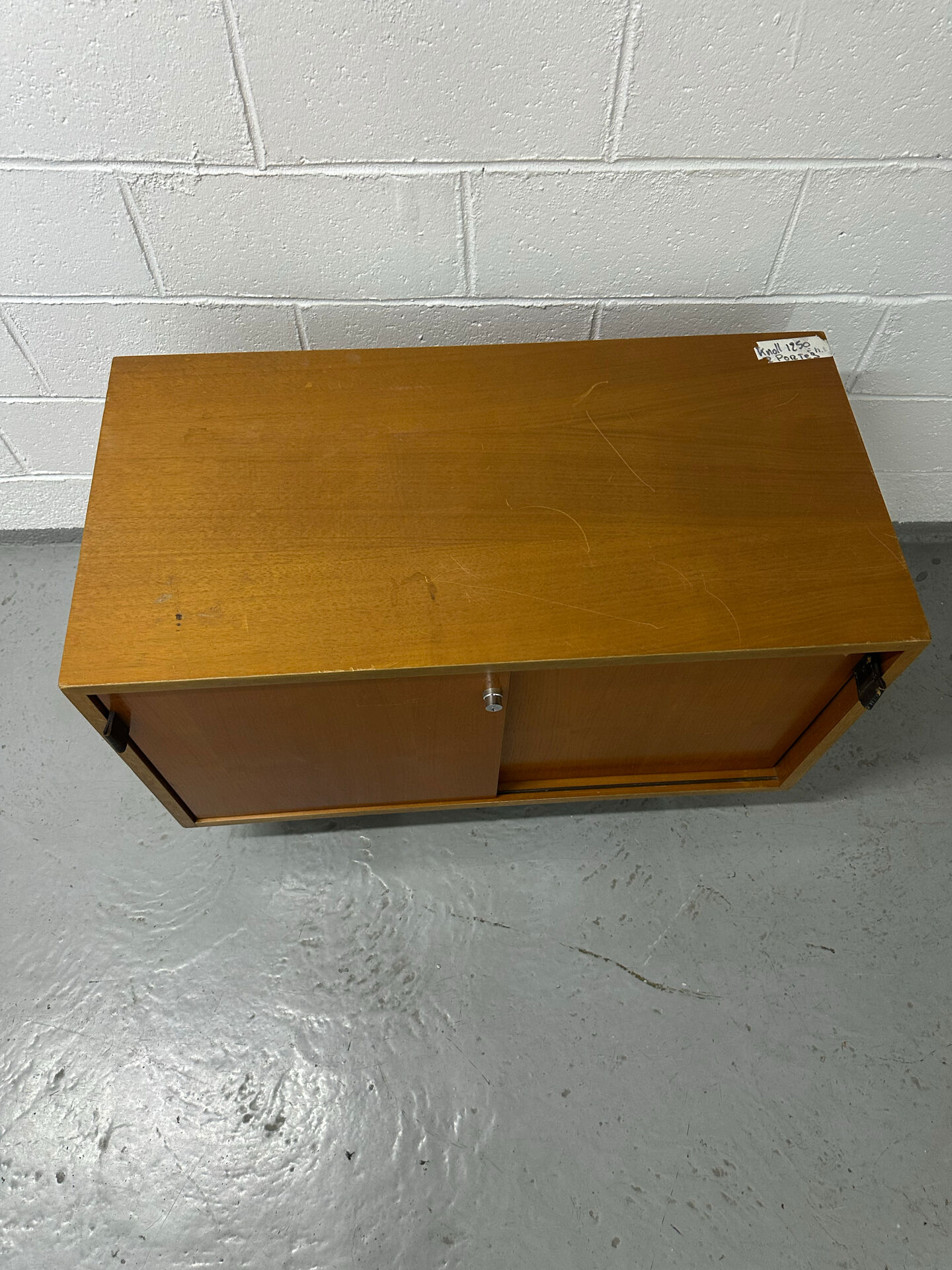 Florence Knoll furniture in teak from the 1970s.
