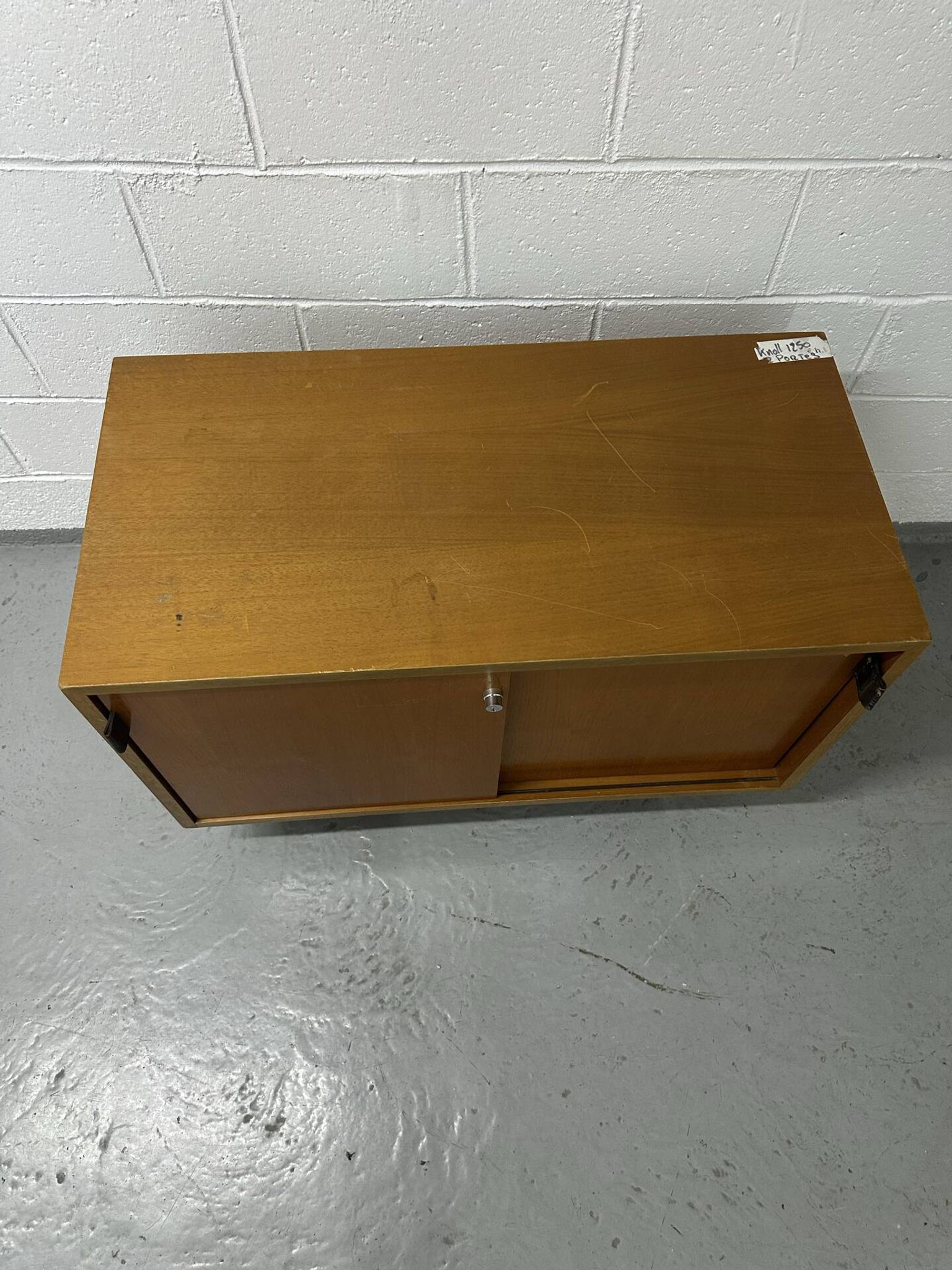 Florence Knoll furniture in teak from the 1970s.