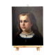Oil on canvas portrait of a young girl, early 20th century