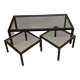 Set of 3 nesting tables by Roche Bobois. 1970.