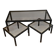 Set of 3 nesting tables by Roche Bobois. 1970.