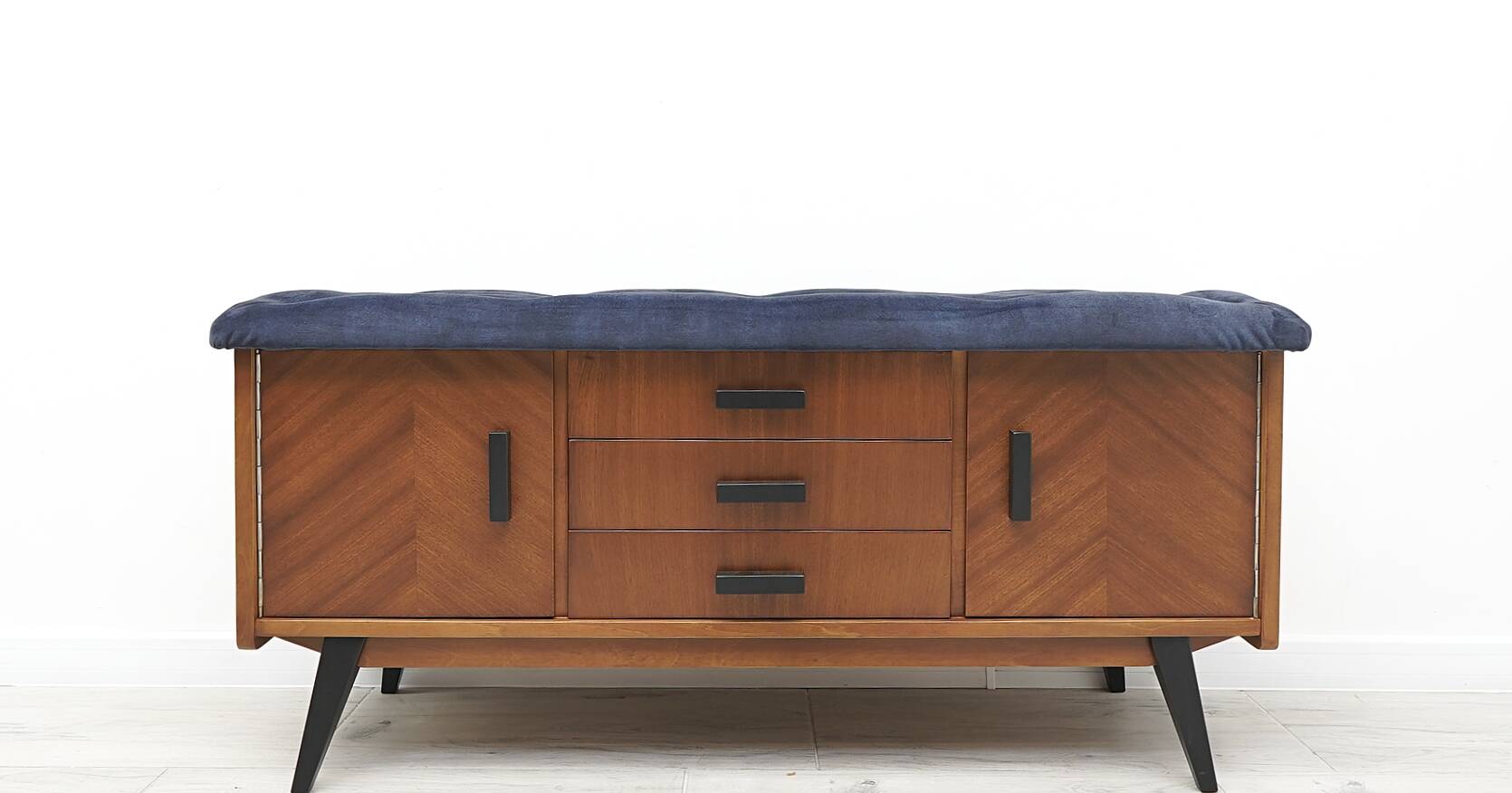 PRL chest of drawers, Meblostyl Dobrodzień. After professional renovation.