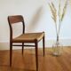 Model chair 75 in teak and rope by Niels Otto Moller
