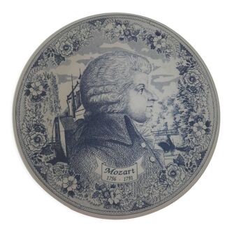 Assiette décorative Mozart