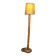 Exotic Natural Wood Floor Lamp 1950, 1960