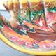Large ceramic dish shell style Vallauris