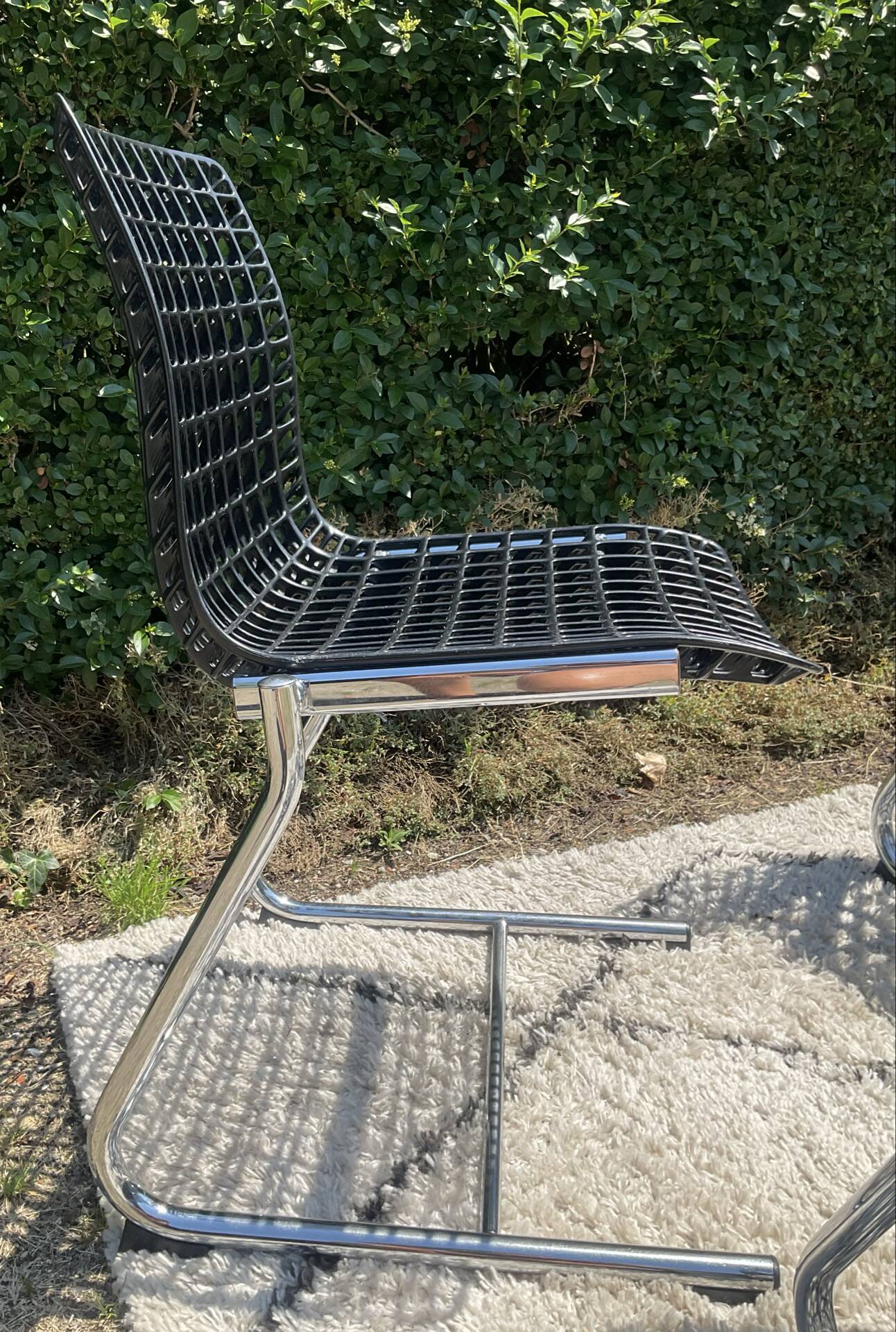 Série de 6 chaises « Moiré » par Ton Haas