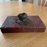 Marble and bronze paper press