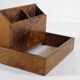 Cigarette box in thuya burl