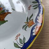 Assiette faïence Desvres signé Géo Martel