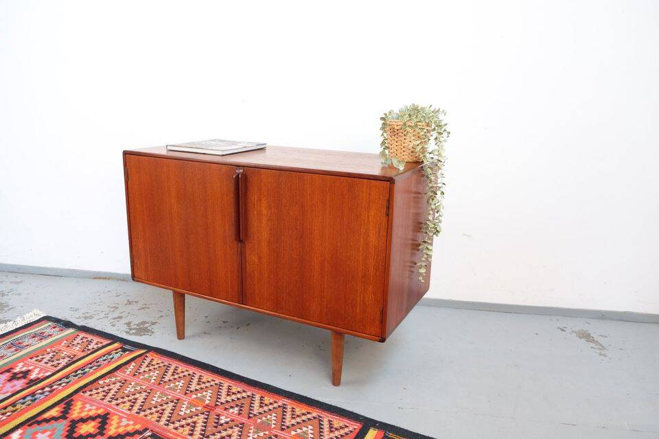Vintage retro 1960s ASKO commode in teak, mid-century style.