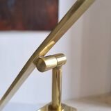 Brass and plexiglass desk lamp from the 80s
