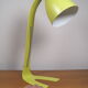Metal desk lamp to install , Vintage design , anise green fork foot