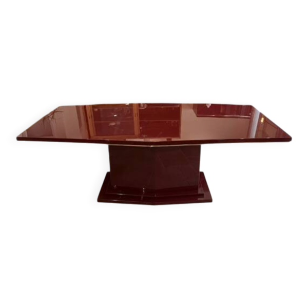 Table de repas vintage bordeaux Eric Maville
