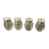 Christofle – 4 salt shakers – Solid silver