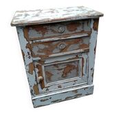 Meuble ancien en noyer massif, authentique confiturier, meuble d'appoint. Modèle pas courant