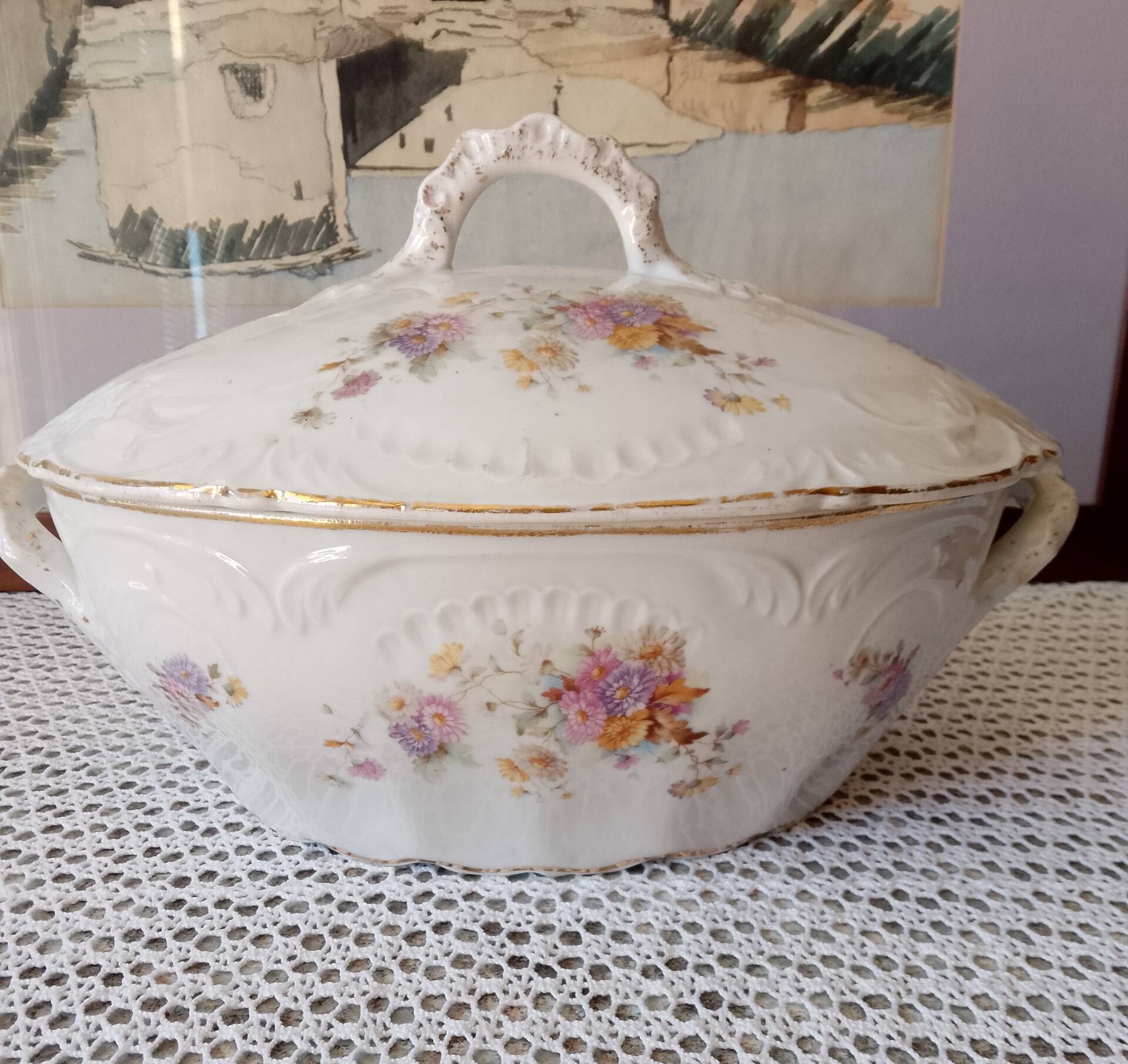 Antique soup tureen