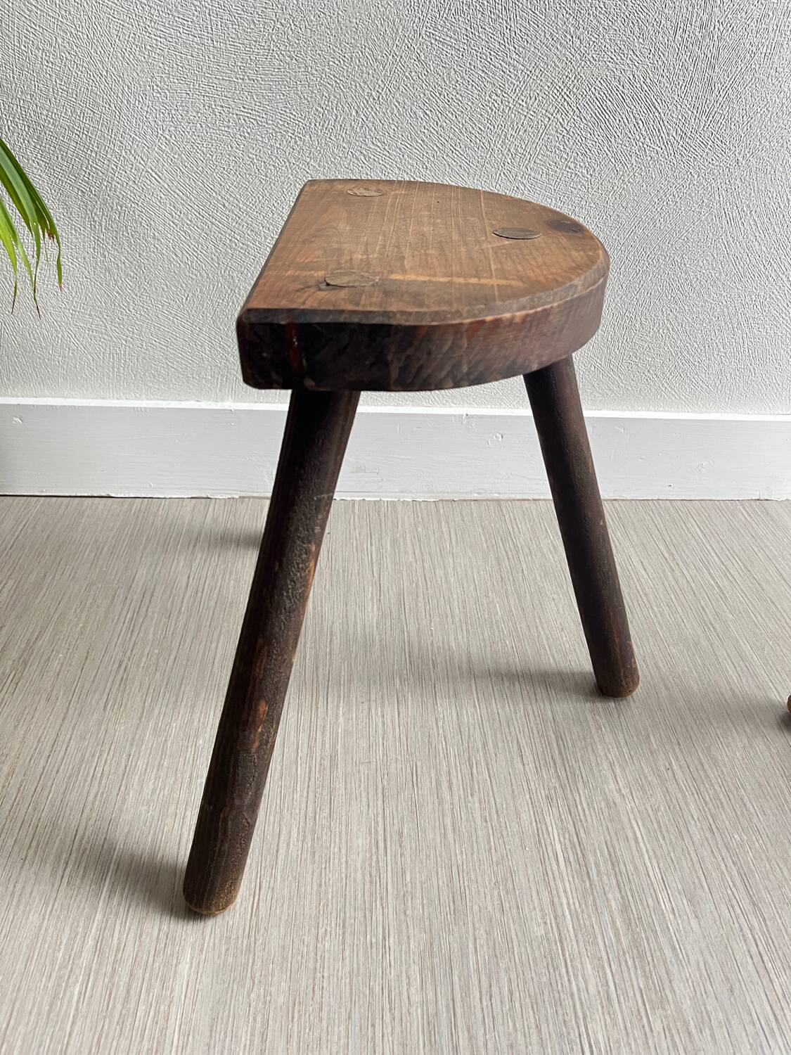 Wooden tripod stools