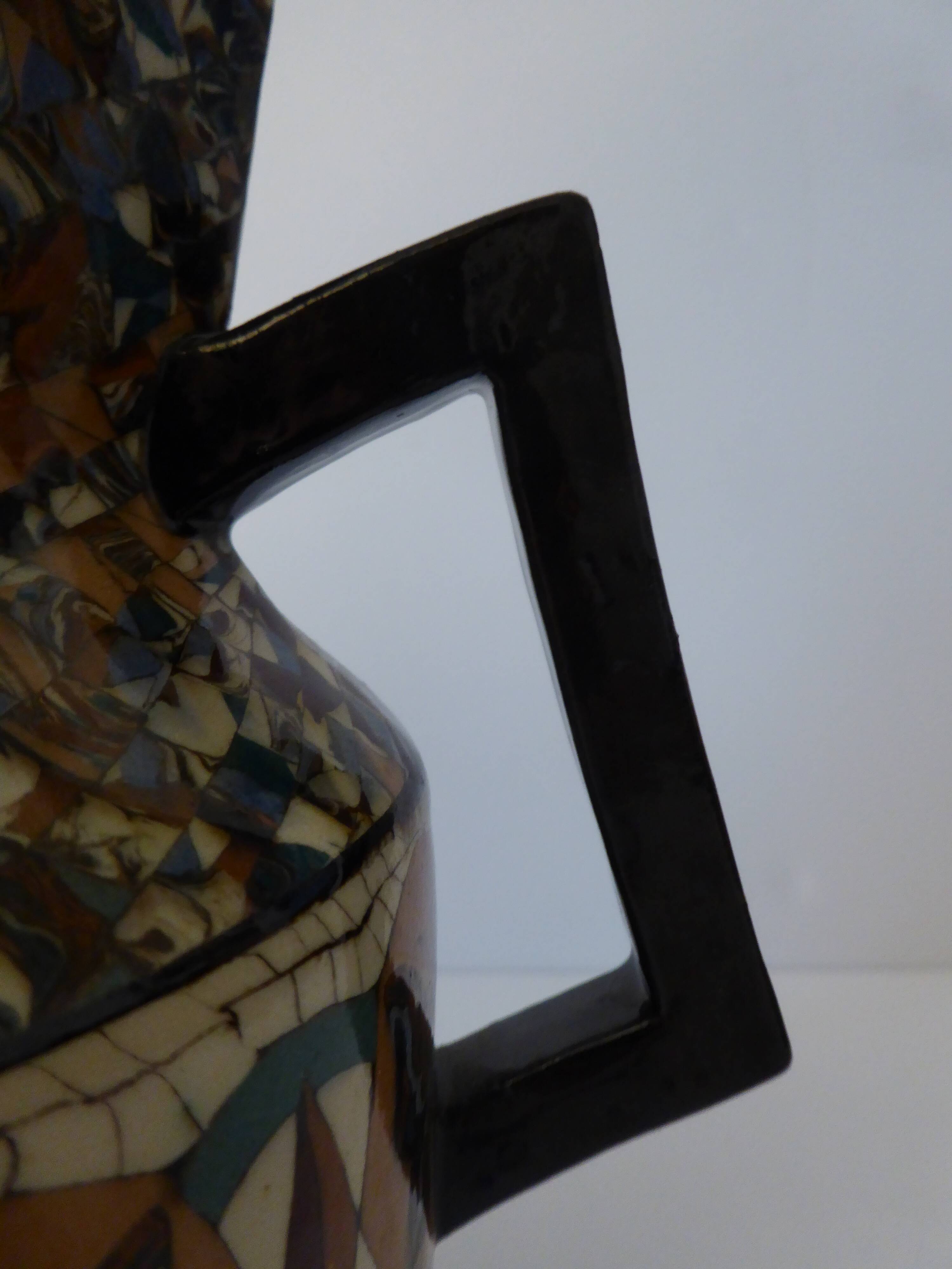 Ceramic pitcher from Vallauris by Jean Gerbino
