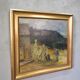 David Wallin (1879-1957), Romantic Painting , 1917, Oil on Canvas, Framed