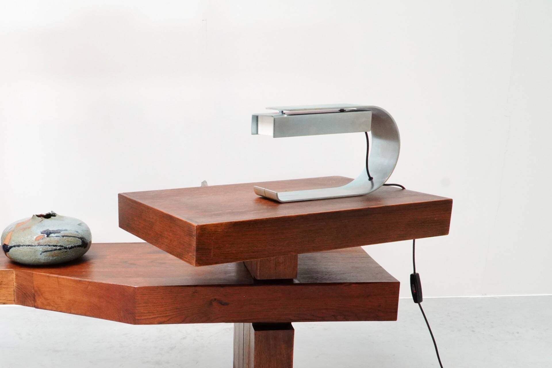 Christophe Gevers, Lampe de table en acier galvanisé