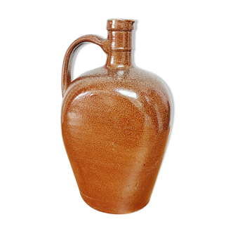 Enameled stoneware pitcher
