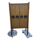 Mid-century modern bar cabinet by Sandor Bedecs, 1975