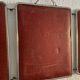 Miroir vintage 1950 triptyque barbier coiffeuse brique - 27 x 67 cm
