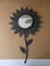 Miroir fleur en métal Chaty Vallauris, H 49,5 cm