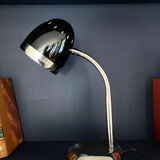 Lampe de bureau chromée noire
