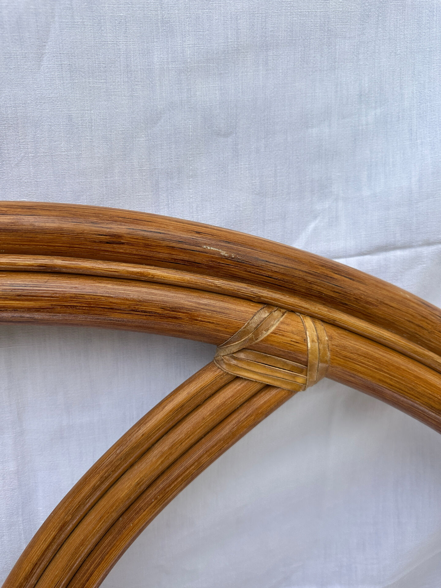 Rattan headboard