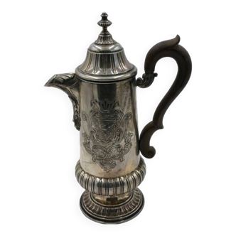 800 silver teapot Italian goldwork 1st half of the 20th century