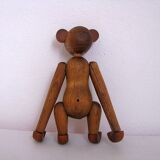 Figurine de singe en teck Danemark 1970