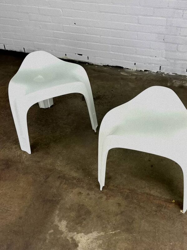 Tabouret blanc Casalino, Casala — Alexander Begge