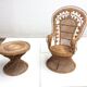 Emmanuelle vintage s 1970 Indonesia rattan chair
