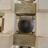 XXL wooden puzzle, multi-balls, 1970