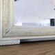 19th century mirror with patinated frame — Elegance and authenticity 45 x 39 cm