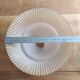 Abat-jour forme coupelle en verre bicolore