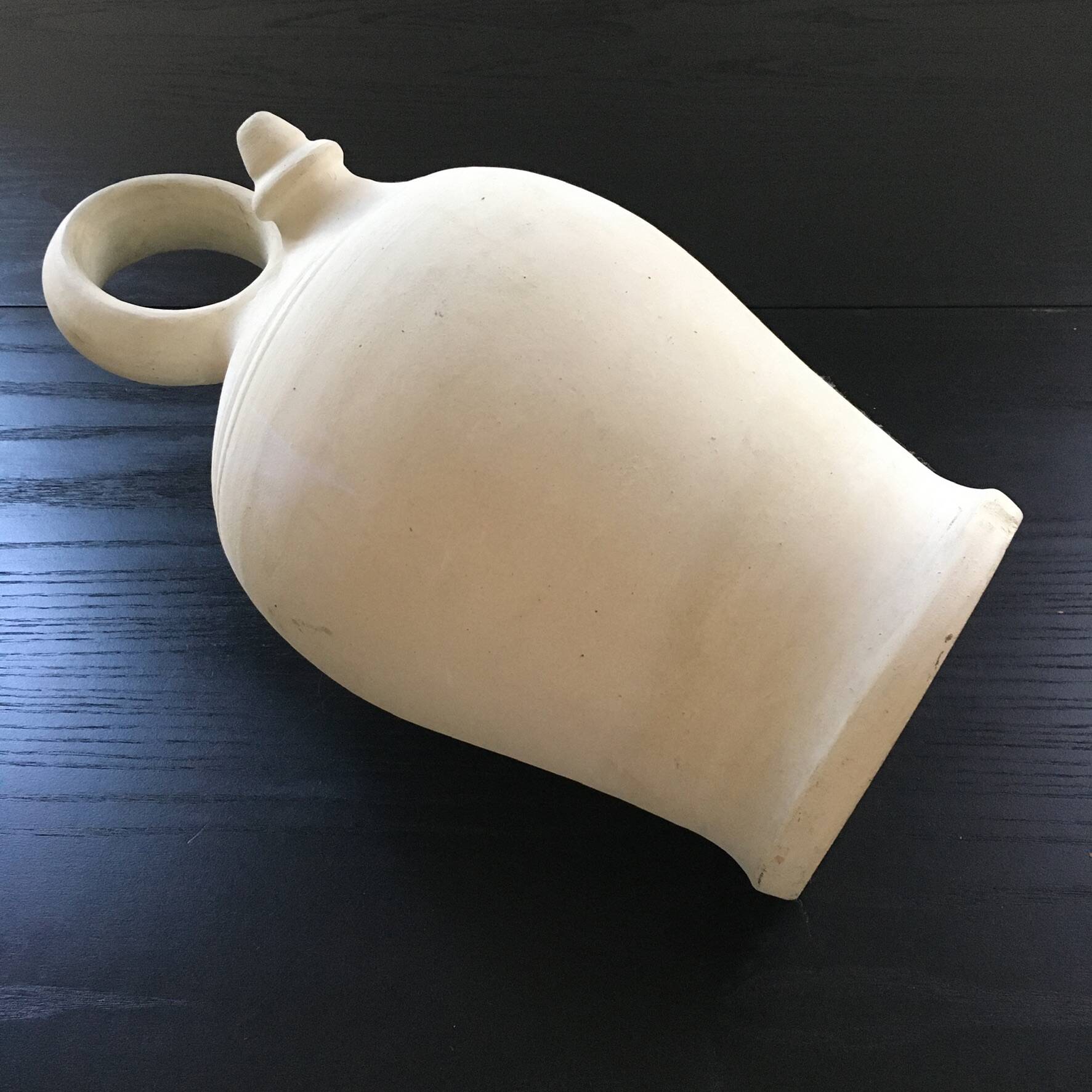 Large white water bottle