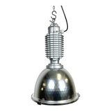 Industrial pendant lamp with glass cover by charles keller for zumtobel, 1990s