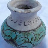 CERAMIC VASE - ABSTRACT DECORATION - R.COUVELAIRE - J.MASSIER - VALLAURIS -