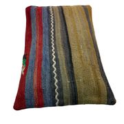 Vintage turkish handmade kilim cushion cover , 30 x 50 cm