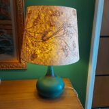 Ceramic lamp the Dieulefit caves, with its lampshade