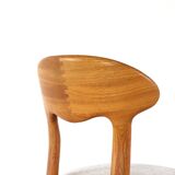 Lot de 6 chaises design danoises Juul Kristensen en teck