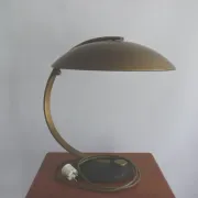 Brass table lamp, model Hillebrand 7613, 1960s