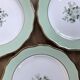 Six old St Amand st Amand style dessert plates