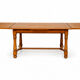 Large solid wood farmhouse table