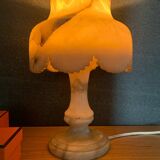 Alabaster bedside lamp