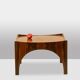 Pair of side tables or coffee tables in rosewood. 1970s.