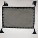 Coussin rectangulaire, Housse et Insert, Noir et blanc. Modèle Alexandra